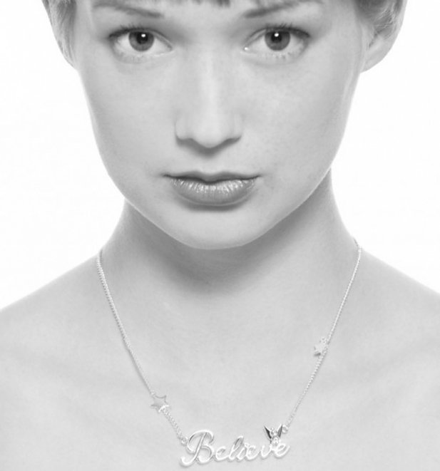 Gold Plated Believe Tinker Bell Necklace from Disney Couture Gold Plated Believe Tinker Bell Necklace from Disney Couture