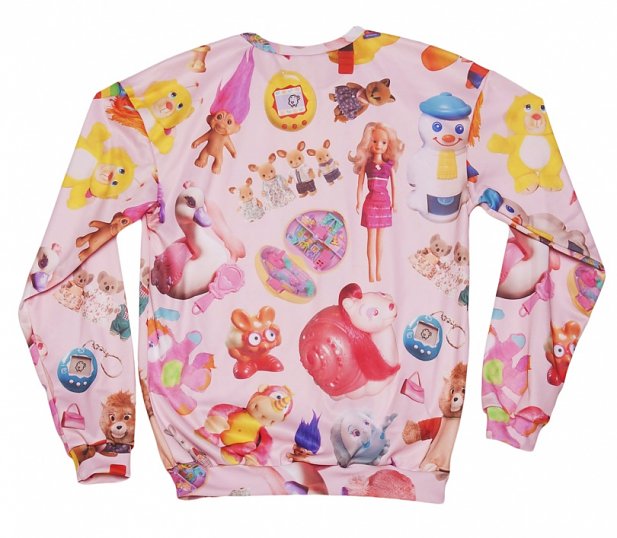 Unisex All Over Print Vintage Toys Sweater Unisex All Over Print Vintage Toys Sweater