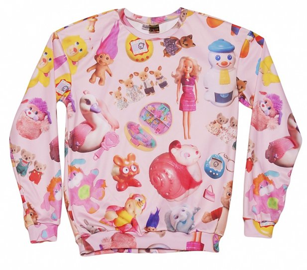 Unisex All Over Print Vintage Toys Sweater Unisex All Over Print Vintage Toys Sweater