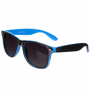 Black And Blue Wayfarer Sunglasses Black And Blue Wayfarer Sunglasses