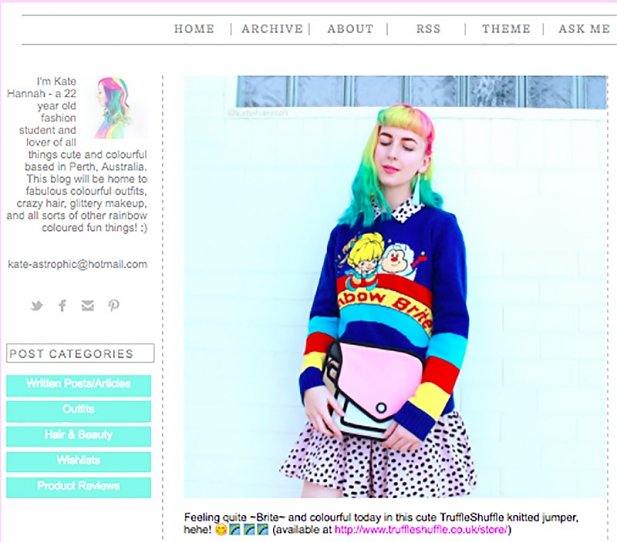 Blogger Kate Hannah Blogger Kate Hannah