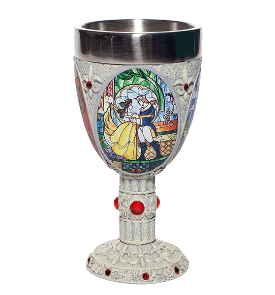 Disney Beauty and the Beast Decorative Goblet Disney Beauty and the Beast Decorative Goblet