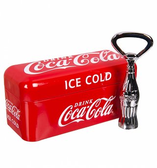 Classic Coca-Cola Bottle Opener In A Tin Classic Coca-Cola Bottle Opener In A Tin