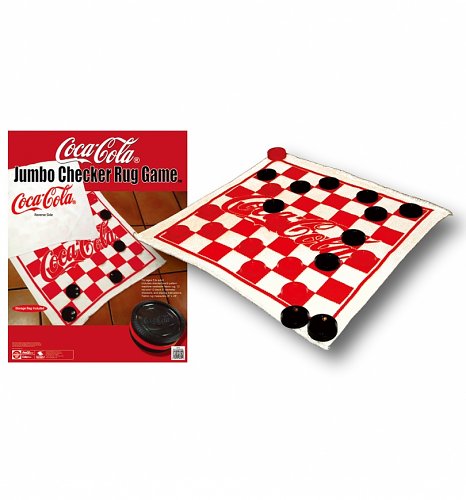 Jumbo checker rug game