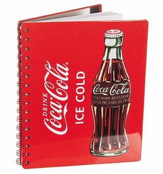 Coca-Cola Metal Backed Notebook Coca-Cola Metal Backed Notebook