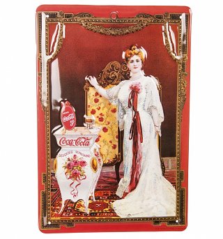 Coca-Cola Vintage Lady 20 x 30cm 3D Embossed Plaque Coca-Cola Vintage Lady 20 x 30cm 3D Embossed Plaque