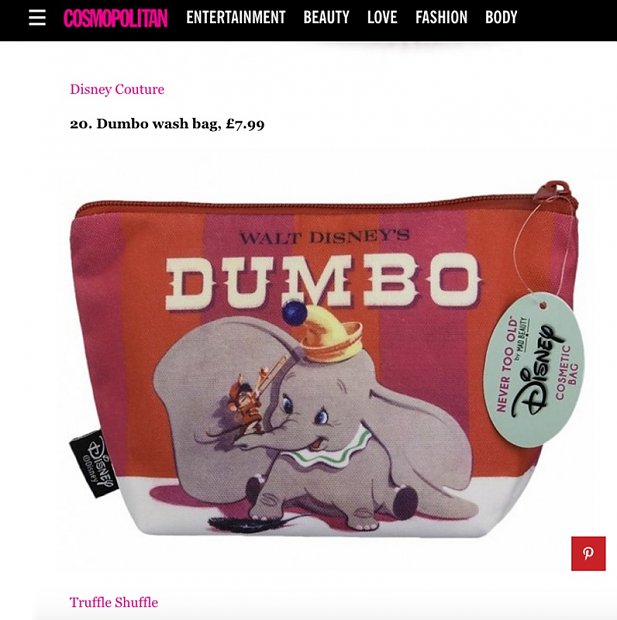 disney dumbo bag