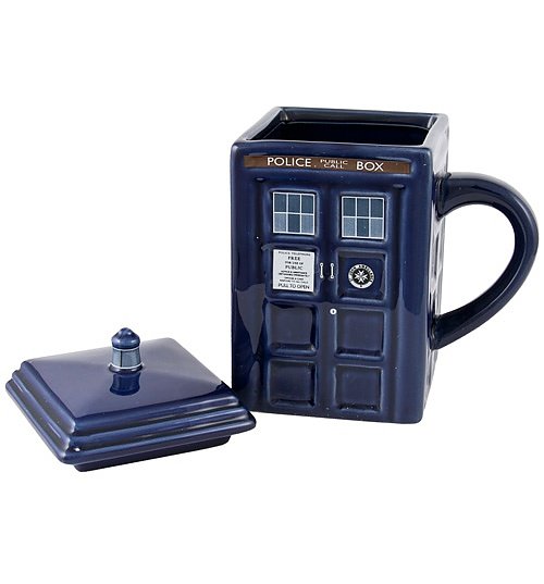 Doctor Who TARDIS Mug With Lid Doctor Who TARDIS Mug With Lid