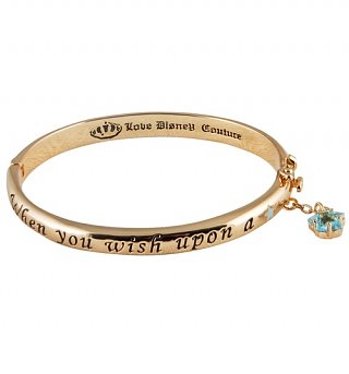 Gold Plated Pinocchio When You Wish Upon A Star Bangle from Disney Couture Gold Plated Pinocchio When You Wish Upon A Star Bangle from Disney Couture