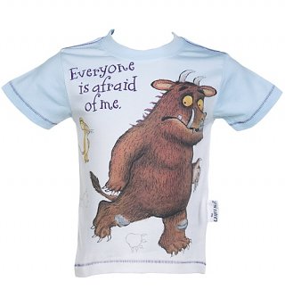 Kids Gruffalo Everyone Is Afraid Of Me T-Shirt from Fabric Flavours Kids Gruffalo Everyone Is Afraid Of Me T-Shirt from Fabric Flavours