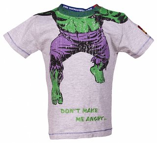 Kids Headless Incredible Hulk Don't Make Me Angry T-Shirt from Fabric Flavours Kids Headless Incredible Hulk Don't Make Me Angry T-Shirt from Fabric Flavours
