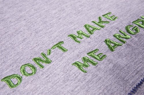 Kids Headless Incredible Hulk Don't Make Me Angry T-Shirt from Fabric Flavours Kids Headless Incredible Hulk Don't Make Me Angry T-Shirt from Fabric Flavours