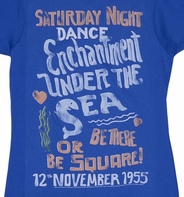 Women's Back to the Future Enchantment Under The Sea T-Shirt Women's Back to the Future Enchantment Under The Sea T-Shirt