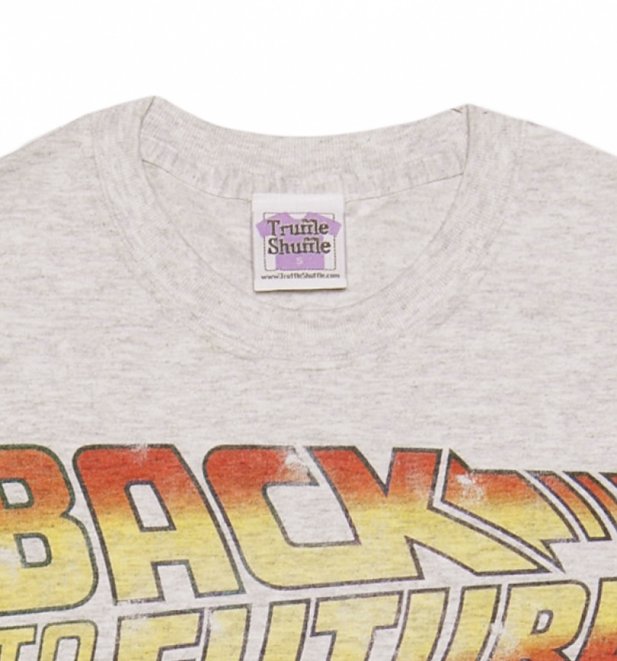 Women's Back to the Future Movie Poster Rolled Sleeve Boyfriend T-Shirt Women's Back to the Future Movie Poster Rolled Sleeve Boyfriend T-Shirt