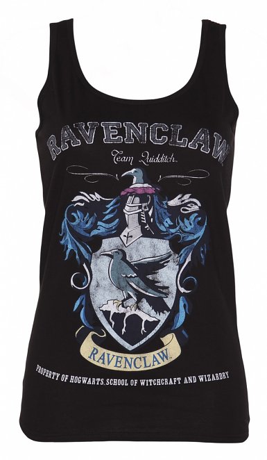 Women's Black Harry Potter Ravenclaw Team Quidditch Vest Women's Black Harry Potter Ravenclaw Team Quidditch Vest