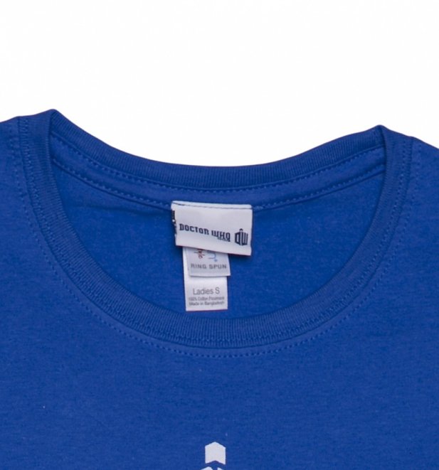 Women's Blue The Impossible Girl Doctor Who T-Shirt Women's Blue The Impossible Girl Doctor Who T-Shirt