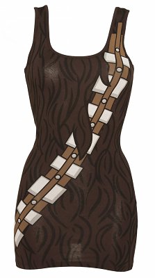 Women's Brown Chewbacca Star Wars Tank Dress Women's Brown Chewbacca Star Wars Tank Dress