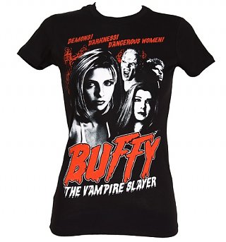 Women's Buffy The Vampire Slayer Demons T-Shirt Women's Buffy The Vampire Slayer Demons T-Shirt