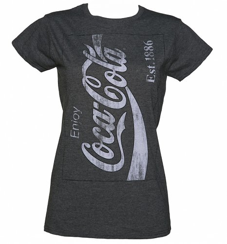 Women's Charcoal Coca-Cola Est. 1886 T-Shirt Women's Charcoal Coca-Cola Est. 1886 T-Shirt