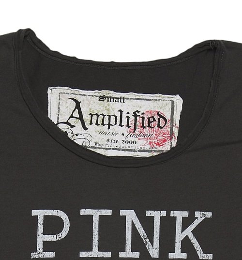 Women's Charcoal Pink Floyd Dark Side Of The Moon T-Shirt from Amplified Women's Charcoal Pink Floyd Dark Side Of The Moon T-Shirt from Amplified