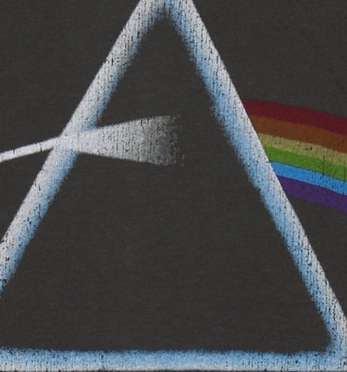 Women's Charcoal Pink Floyd Dark Side Of The Moon T-Shirt from Amplified Women's Charcoal Pink Floyd Dark Side Of The Moon T-Shirt from Amplified
