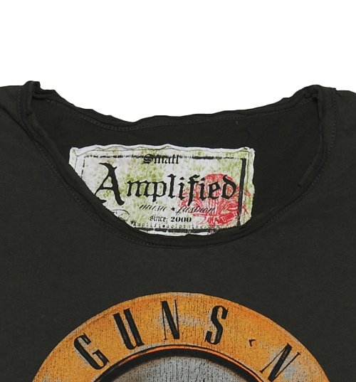 Women's Classic Guns N Roses Drum T-Shirt from Amplified Women's Classic Guns N Roses Drum T-Shirt from Amplified