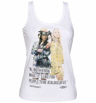 Women's Clueless Jealous Racerback Tank Top Vest Women's Clueless Jealous Racerback Tank Top Vest