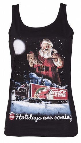 Women's Coca-Cola Holidays Are Coming Christmas Vest Women's Coca-Cola Holidays Are Coming Christmas Vest