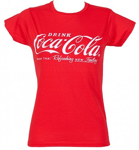 Women's Drink Coca-Cola Logo T-Shirt Women's Drink Coca-Cola Logo T-Shirt
