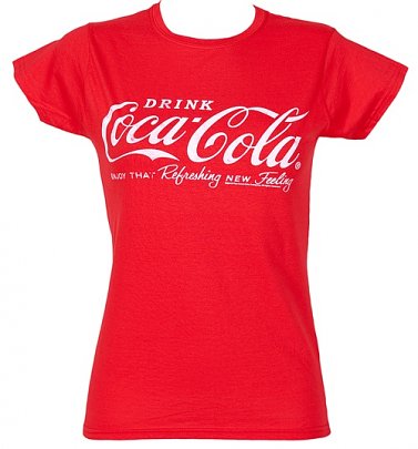 Women's Drink Coca-Cola Logo T-Shirt Women's Drink Coca-Cola Logo T-Shirt