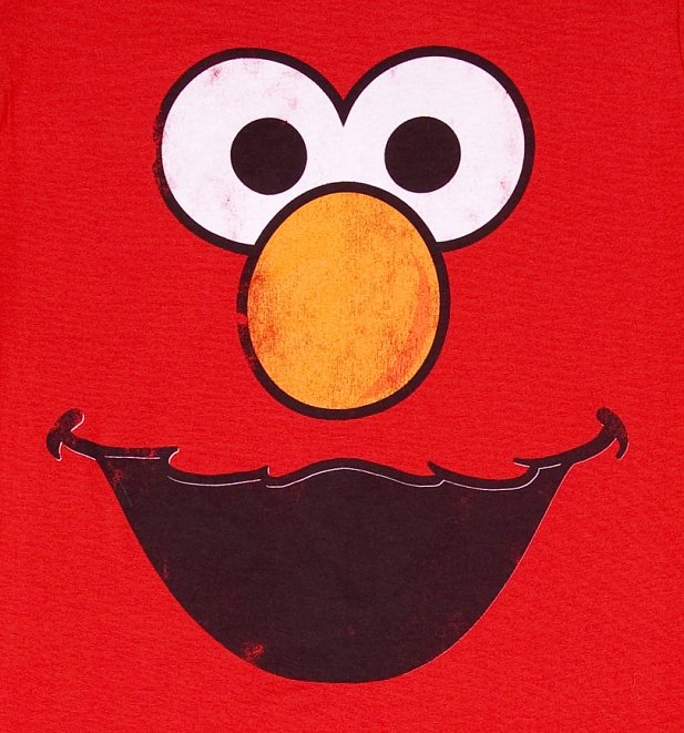 Women's Elmo Face Sesame Street TShirt