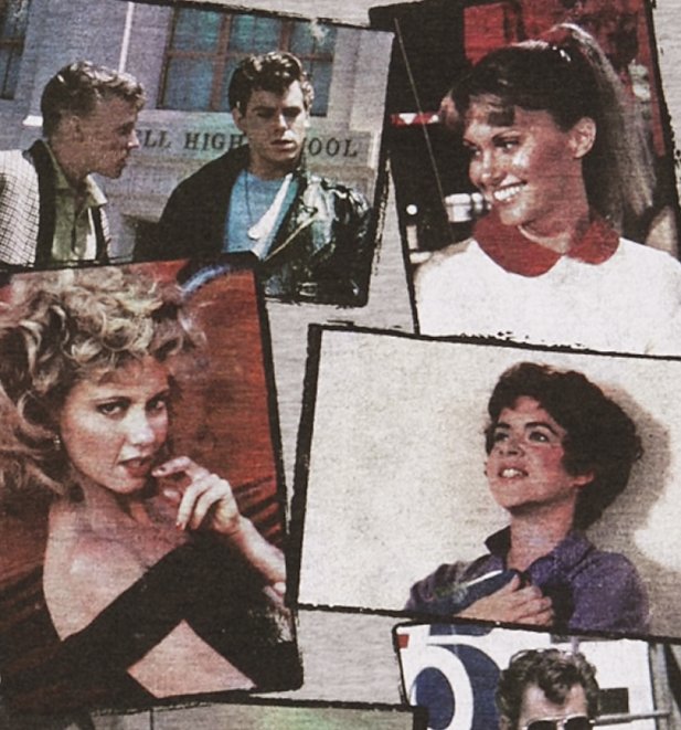 Women's Grease Rydell High Yearbook Tank Vest