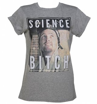 Women's Jesse Science Bitch Breaking Bad Rolled Sleeve Boyfriend T-Shirt Women's Jesse Science Bitch Breaking Bad Rolled Sleeve Boyfriend T-Shirt