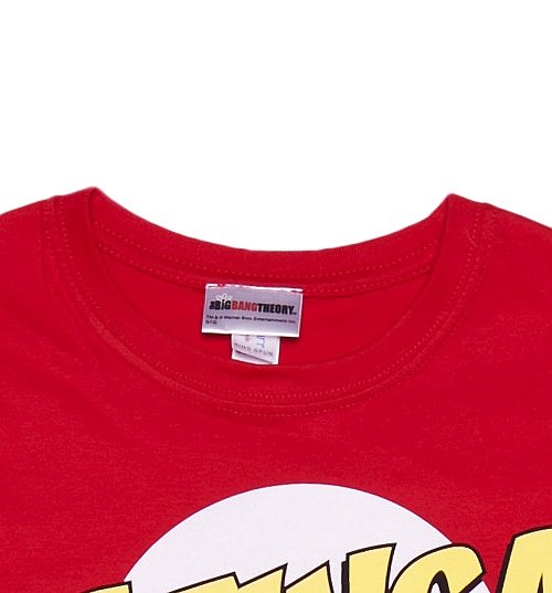 Women's Red Bazinga Big Bang Theory T-Shirt Women's Red Bazinga Big Bang Theory T-Shirt
