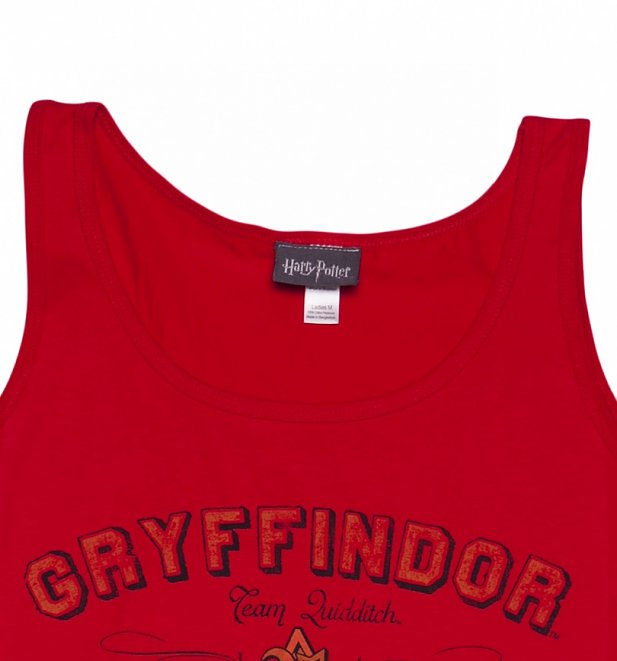 Women's Red Harry Potter Gryffindor Team Quidditch Vest Women's Red Harry Potter Gryffindor Team Quidditch Vest