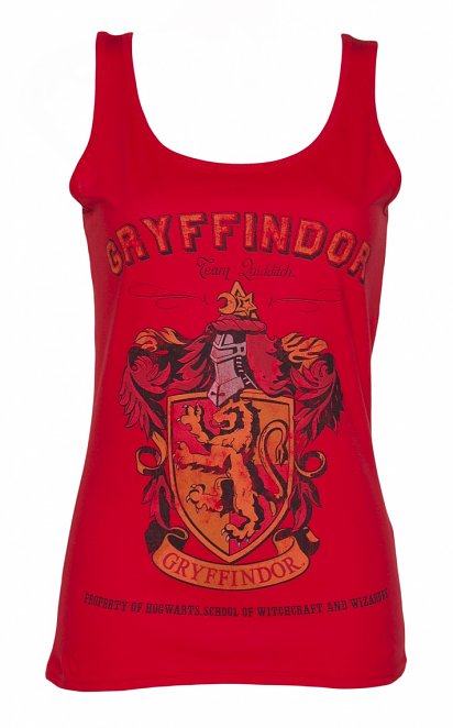 Women's Red Harry Potter Gryffindor Team Quidditch Vest Women's Red Harry Potter Gryffindor Team Quidditch Vest