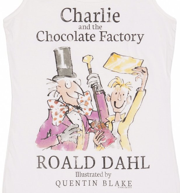 Women's Roald Dahl Charlie And The Chocolate Factory Vest Women's Roald Dahl Charlie And The Chocolate Factory Vest