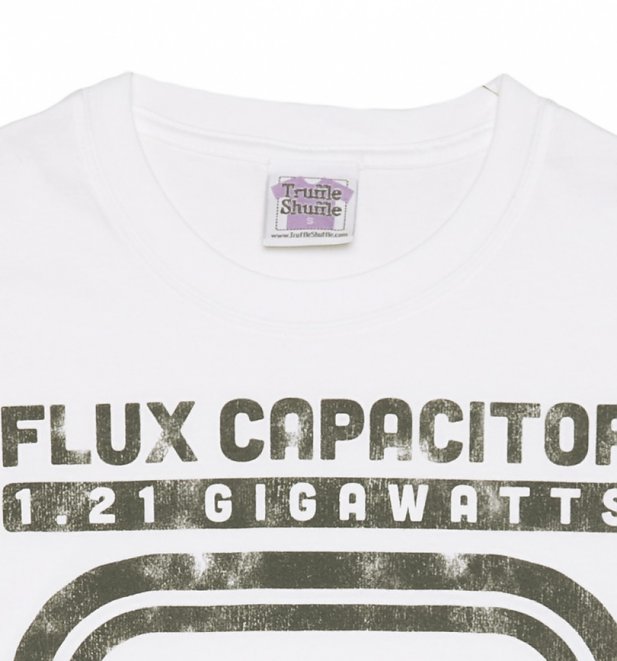 Women's Schematic Back to the Future Flux Capacitor Boyfriend T-Shirt Women's Schematic Back to the Future Flux Capacitor Boyfriend T-Shirt