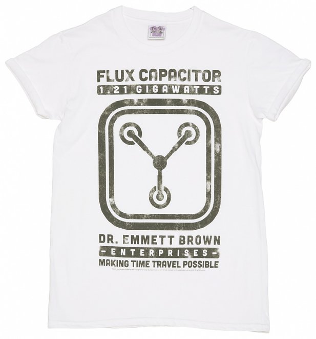 Women's Schematic Back to the Future Flux Capacitor Boyfriend T-Shirt Women's Schematic Back to the Future Flux Capacitor Boyfriend T-Shirt