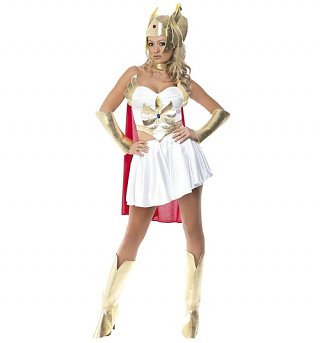 Women's She-Ra Fancy Dress Costume Women's She-Ra Fancy Dress Costume