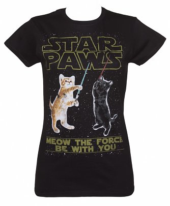 Women's Star Paws Parody T-Shirt Women's Star Paws Parody T-Shirt