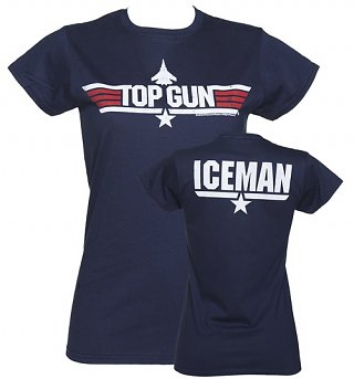 Women's Top Gun Iceman T-Shirt Women's Top Gun Iceman T-Shirt