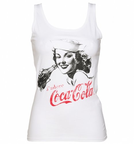 Women's Vintage J'adore Coca-Cola Vest Women's Vintage J'adore Coca-Cola Vest