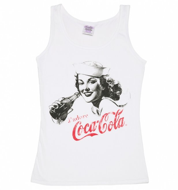 Women's Vintage J'adore Coca-Cola Vest Women's Vintage J'adore Coca-Cola Vest