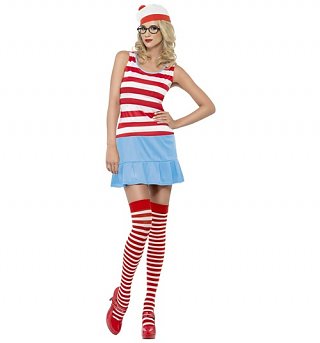Women's Where's Wally Fancy Dress Costume Women's Where's Wally Fancy Dress Costume