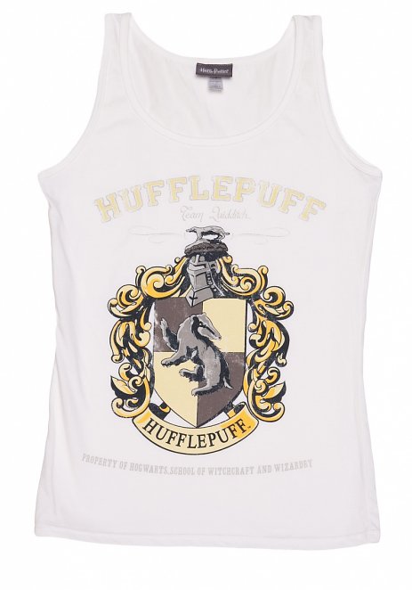 Women's White Harry Potter Hufflepuff Team Quidditch Vest Women's White Harry Potter Hufflepuff Team Quidditch Vest