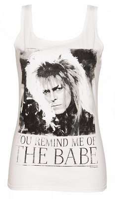 Women's White You Remind Me Of The Babe Bowie Labyrinth Vest Women's White You Remind Me Of The Babe Bowie Labyrinth Vest