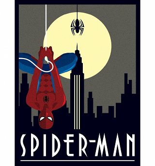 Marvel Comics Spider-Man Deco Canvas Print 30 x 40cm Marvel Comics Spider-Man Deco Canvas Print 30 x 40cm