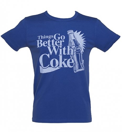 Men's Acid Wash Things Go Better With Coke Vintage T-Shirt Men's Acid Wash Things Go Better With Coke Vintage T-Shirt