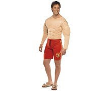 Men's Baywatch Lifeguard Fancy Dress Costume Men's Baywatch Lifeguard Fancy Dress Costume